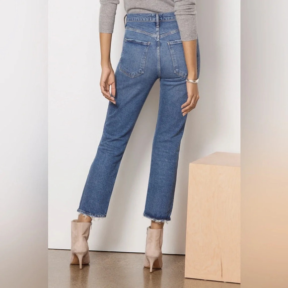 AGOLDE HIGH RISE RILEY CROP SIZE 25 - Picture 2 of 10